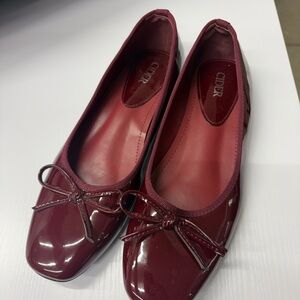 Cider Maroon Ballet Flats